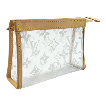 Clear Small Monogram PVC Pouch 15