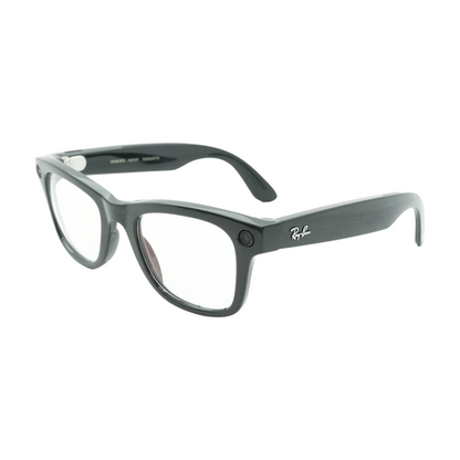 Black Meta Wayfarer Smart Glasses