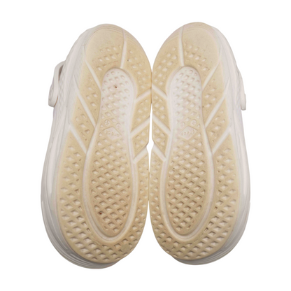 White Slip-On Flats
