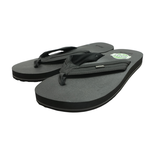 Black Flip-Flop Sandals