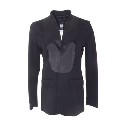 Black Solid Blazer