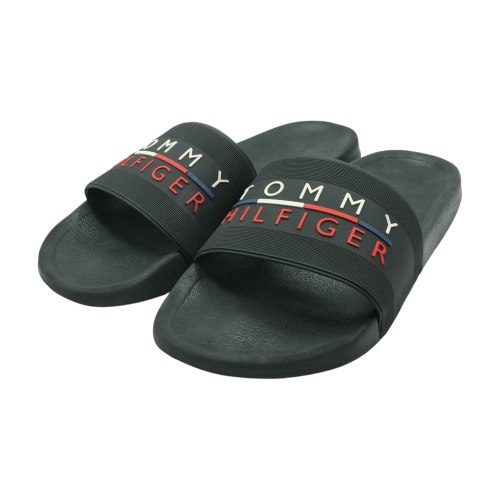 Black Sport Slide Sandals
