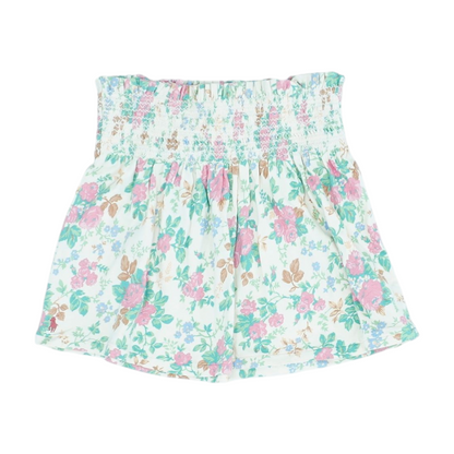 Beige Floral Skirt