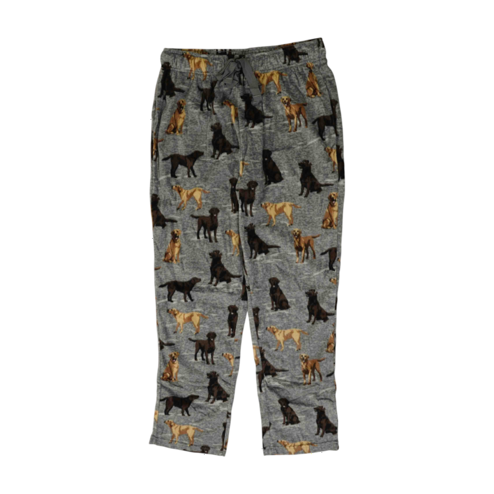 Gray Graphic Pajama Bottom