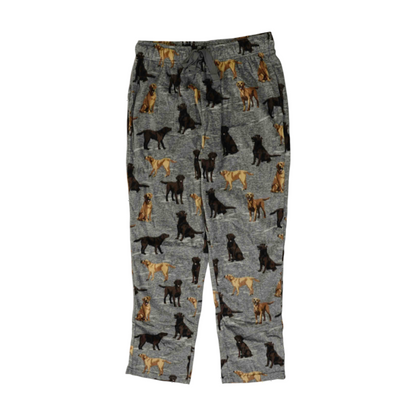 Gray Graphic Pajama Bottom
