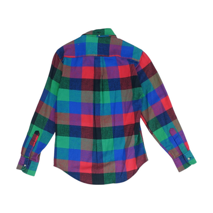 Multi Check Flannel Button Down