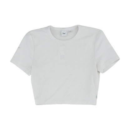 White Cropped Blouse