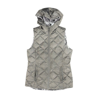 Gray Graphic Puffer Vest