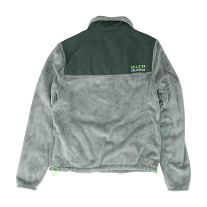 Gray Color Block 1/4 Zip Pullover