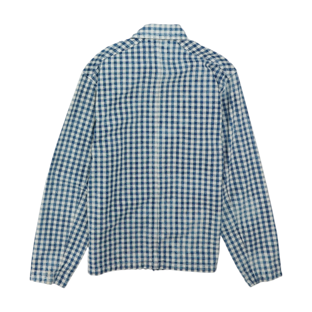 Blue Check Flannel Button Down