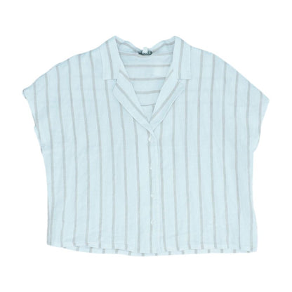 Tan Striped Button Down