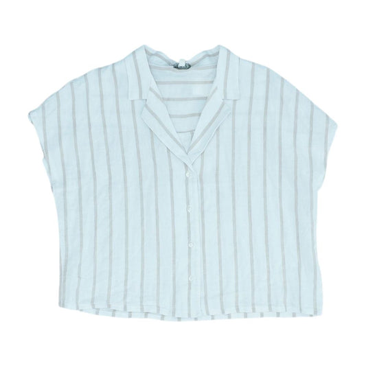 Tan Striped Button Down