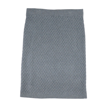 Gray Midi Skirt