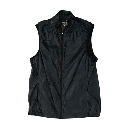 Black Solid Active Vest