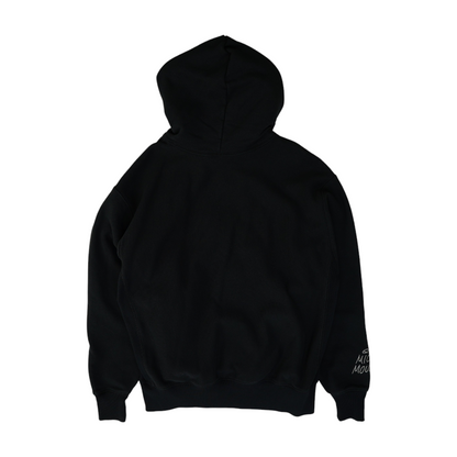 Black Solid Hoodie Pullover