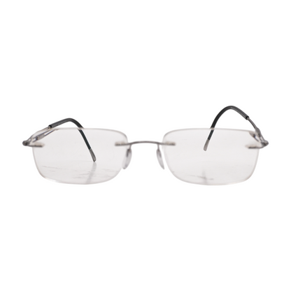 Silver 5521 Rectangle Prescription Eyewear