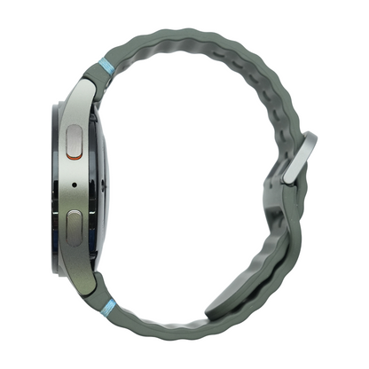40mm Forerunner 55 Silver Smartwatch Green Band Small