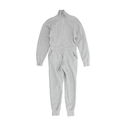 Gray Solid Jumpsuit