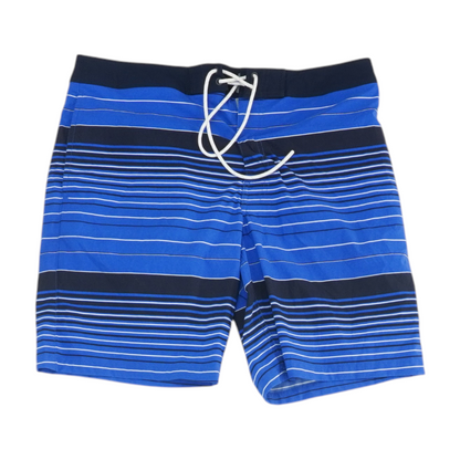 Blue Striped Swim Bottom