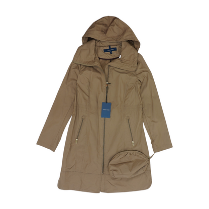 Tan Solid Rain Coat