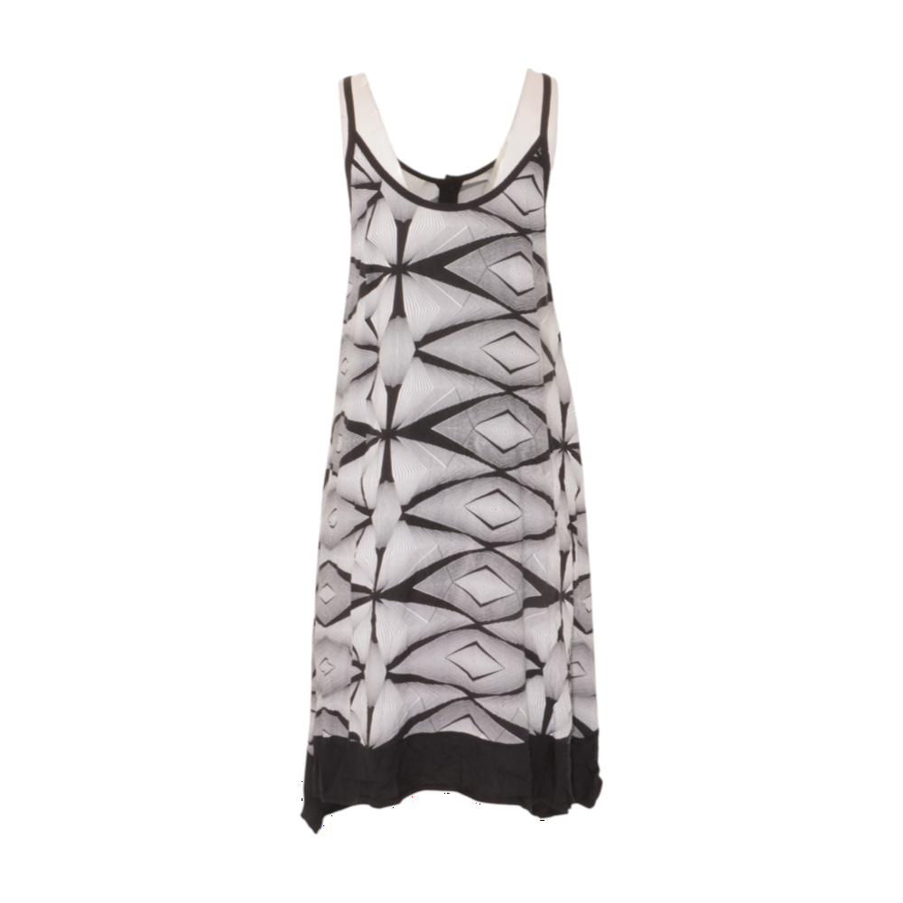 Black Maternity Abstract Midi Dress