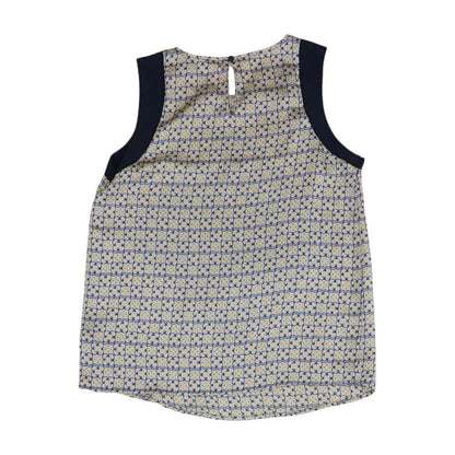 Blue Misc. Sleeveless Blouse