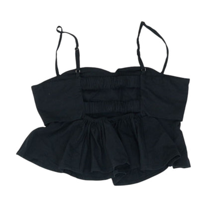 Black Cropped Blouse