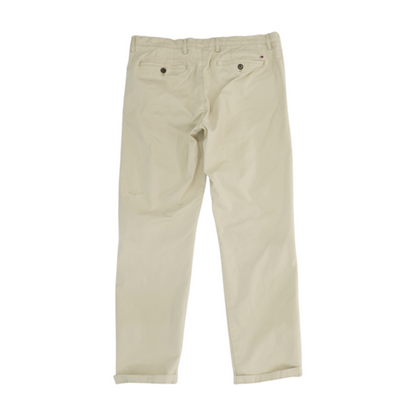 Beige Regular Pants