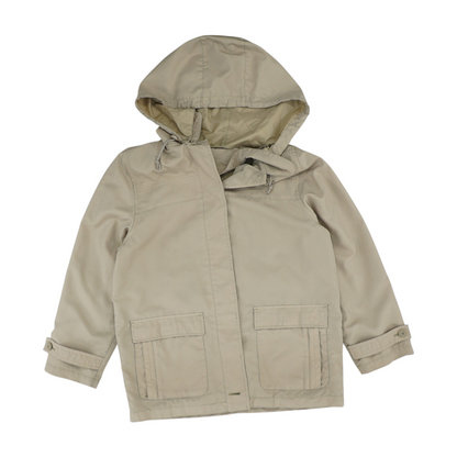 Beige Solid Jacket