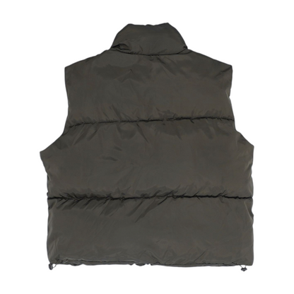 Brown Solid Active Vest