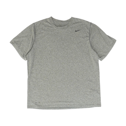 Gray Solid Active T-Shirt