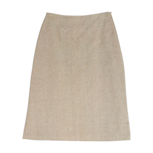 Khaki Midi Skirt