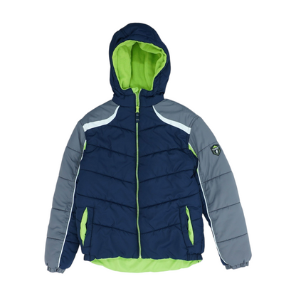 Navy Color Block Jacket