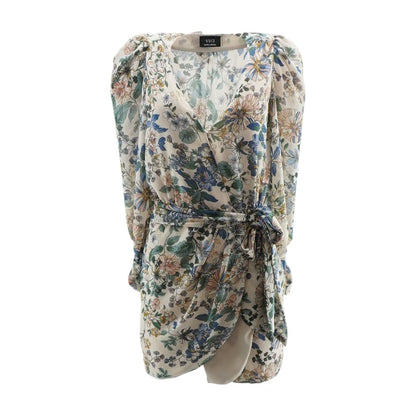 Multi Floral Long Sleeve Blouse