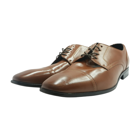 Brown Lace-Up Dress Shoes