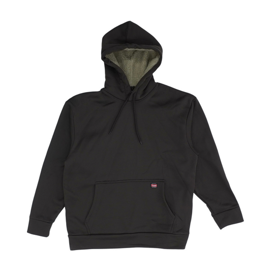 Brown Solid Hoodie Pullover