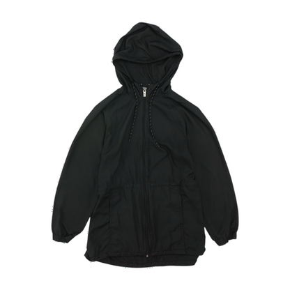 Black Solid Active Jacket