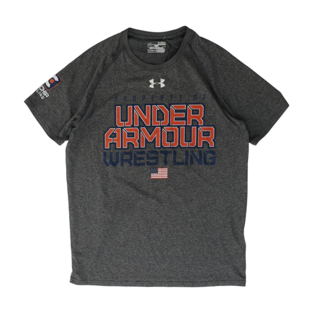 Charcoal Solid Active T-Shirt