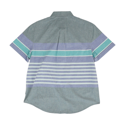 Multi Striped Short Sleeve Button Down