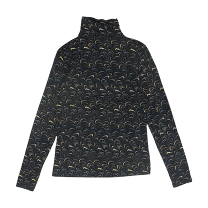 Black Print Blouse