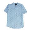 Blue Print Short Sleeve Button Down