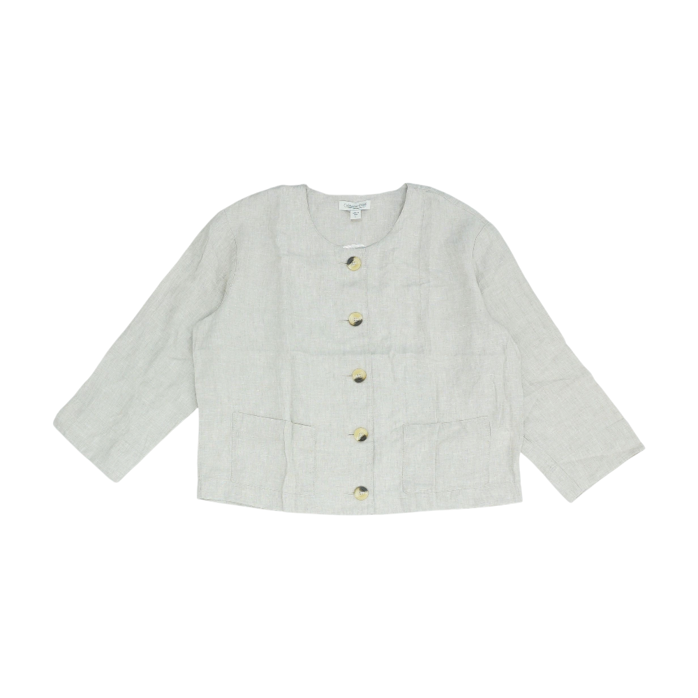 Gray Button Down