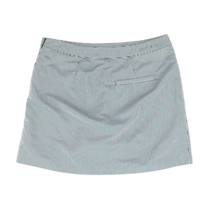 Black Striped Active Skort