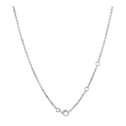 2 5/8 ctw Sterling Silver Lab Grown Diamond Choker Necklace
