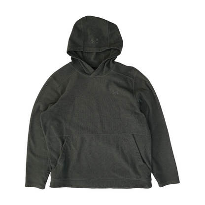 Gray Solid Hoodie Pullover