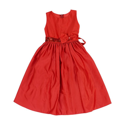 Red Solid Dress