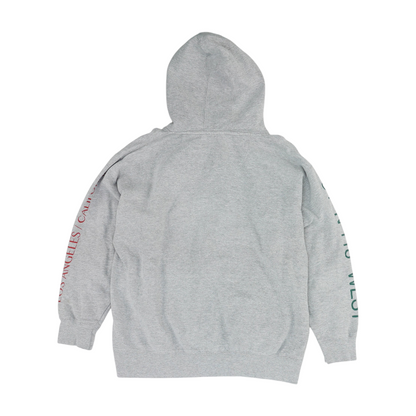 Gray Solid Hoodie Pullover