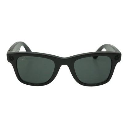 Black Wayfarer Smart Glasses
