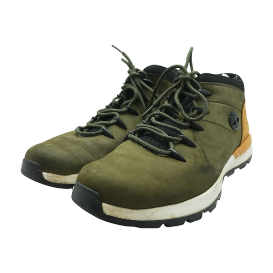 Olive Lace-Up Casual Shoes