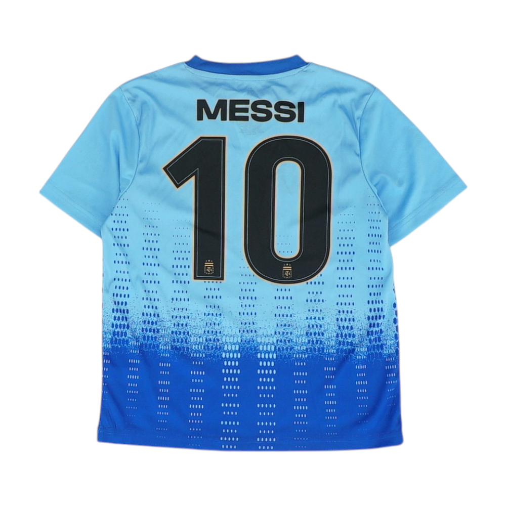 Boys' Blue Argentine Football Association Short Sleeve Jersey